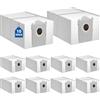 EOVWAEO 10 sacchetti per aspirapolvere per ECOVACS DEEBOT X8 PRO OMNI / X9 PRO OMNI /X11 PRO Omni /X12 Pro Omni /T30C /T50 Pro OMNI /T80 OMNI /T90 Omni robot aspirapolvere, sacchetti di carbone attivo da 4 l