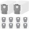 YTUGIL 10 sacchetti per aspirapolvere Roborock Q Revo/Q Revo Serie/Qrevo Curv/S8 MaxV Ultra/Qrevo Pro/Qrevo Slim/Qrevo Master, capacità 3L, sacchetti di ricambio compatibili per Roborock Qrevo Curve