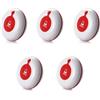 CYSSJF Sistema di chiamata Wireless Caregiver Pager Nurse Alert System SOS Call Bell Button Alarm per ristorante ospedale clinica (5-O1)