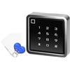 Miratic Serratura con Codice PIN Sicura Porta Ingresso Serratura Smart Apertura Porta da Remoto tramite App Tuya Smart/Codice PIN/Portachiavi Schede di Prossimità RFID - IP68