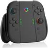 LONGYI Impugnatura di Ricarica per Switch 2, Impugnatura Ergonomica Resistente all'usura e Confortevole Compatibile con il Joycon Controller della Console Switch 2