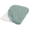 TINÉO - Set di 2 fodere per fasciatoio - Materiale Spugna - Angoli elastici - Made in Europe - 75 x 50 cm (verde salvia)