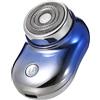 Kavolet Rasoio Elettrico a Lamina Rasatura a Secco Efficiente Ricaricabile Tramite USB per Toelettatura da Uomo Blu (Blu)