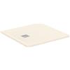 Ideal Standard - Ultra Flat S+, Piatto doccia quadrato ultrasottile in resina effetto pietra, 90x90cm, Ideal Solid, Sabbia