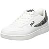 FILA Noclaf Low Wmn, Scarpe da Ginnastica Basse Donna, Bianco (White Black), 38 EU
