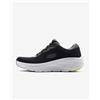 Skechers D'lux Walker 2.0 Swave, Scarpe da Ginnastica Uomo, Finiture Sintetiche in Rete Nera, 40 EU
