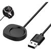 Ksywydu Cavo di Ricarica USB Compatibile con Amazfit T-Rex 3/ Balance (A2286), Caricabatterie USB smartwatch accessorio, Caricatore per smartwatch, Interfaccia magnetica,Rapida e Sicura, Cavo da 1M, Nero