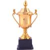 Fiorky Coppa trofeo Gold Award per vincitore del primo posto Coppa trofeo d'oro Altezza 17,5/22 cm Pallacanestro Calcio con Manico e Base Competizione Sportiva per Divertimento Festa per bambini