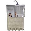 Douceur d'Intérieur Coppia Destra Anelli 2 x 60 x 90 cm Voile tisse milza Beige