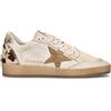 GOLDEN GOOSE BALL STAR Sneaker donna bianca in nabuk