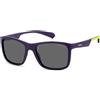 POLAROID KIDS PLD 8053/S Occhiali, Blu e Verde, 49 Unisex-Bambini e Ragazzi