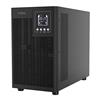 NJOY Echo Pro 3000 Gruppo di Continuità UPS Tower 3000VA 2400 Watt Doppia Conversione OnLine Onda Sinusoidale Pura, 4 Uscite Schuko, USB, RS232, EPO, Slot SNMP, 6 Batterie 12V-7Ah