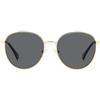 POLAROID PLD 6215/S/X Occhiali da Sole, Oro Grigio, 56 Unisex-Adulto