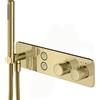 Mariner Oasy termostatico per 2 uscite, con set doccia, OAS1902-OR, Oasy oro [Rubinetteria Bagno > Rubinetteria Doccia]