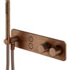 Mariner Oasy termostatico per 2 uscite, con set doccia, OAS1902-RS, Oasy rame opaco vintage [Rubinetteria Bagno > Rubinetteria Doccia]