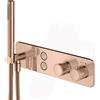 Mariner Oasy termostatico per 2 uscite, con set doccia, OAS1902-RG, Oasy oro rosa [Rubinetteria Bagno > Rubinetteria Doccia]