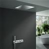 Mariner Oasy one sistema doccia con termostatico, set doccia e pannello pioggia in acciaio inox per installazione a soffitto, OAS1903-CR#Set2, Oasy cromo [Rubinetteria Bagno > Sistemi Doccia da Incasso]