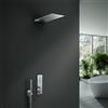 Mariner Oasy one sistema doccia con termostatico, set doccia e pannello pioggia in acciaio inox squadrato, OASV1903-CR#Set1, Oasy cromo [Rubinetteria Bagno > Sistemi Doccia da Incasso]