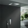 Mariner Oasy one sistema doccia con termostatico, set doccia e pannello pioggia in acciaio inox per installazione a soffitto, OASV1903-CR#Set2, Oasy cromo [Rubinetteria Bagno > Sistemi Doccia da Incasso]