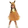 Pokémon Disguise Eevee Costume tutù, costume ufficiale Pokemon per bambini e copricapo, taglia (3T-4T)
