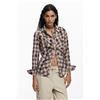 Desigual Camicia a quadri con texture