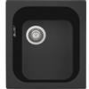 Plados HR4321-70 Lavello 1 vasca 432 x 500 mm Revesibile Sopratop Serie Harmony 43-10 finitura 70 MicroULTRAGRANIT NERO MATT