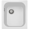 Plados HR4321-98 Lavello 1 vasca 432 x 500 mm Revesibile Sopratop Serie Harmony 43-10 finitura 98 MicroULTRAGRANIT BIANCO