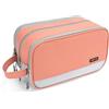 Carttiya Beauty Case Donna XXL, [Design 2025] Impermeabile PU Borsa da Toilette Grande Capacità Trousse da Viaggio Borsa da Bagno Trousse de Toilette Beauty Case (Rosa, 8.79L)