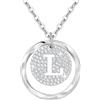 Tusuzik Regalo Per San Valentino — Collana Personalizzata Con Iniziali A-Z In Argento Sterling 925, Un Gioiello Regolabile Per Tua Moglie, Fidanzata O Mamma.