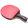 MeevrgR Racchetta da ping pong professionale in fibra di carbonio, con custodia protettiva, per allenamento e competizioni (manico corto)