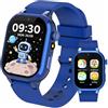 ELEJAFE Smartwatch Bambini, Orologio Smartwatch Bambini con 32 Giochi, Fotocamera, Sveglia, 3 Modalità Sportiva, Contapassi, Audiobook, Torcia, Musica, Orologio Bambino per Ragazza e Ragazzo Regalo