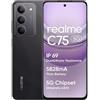 realme C75 5G Smartphone, 8+256GB, Batteria Titan da 5828 mAh, Chipset Dimensity 6300 5G, Display con Modalità comfort visivo da 120 Hz, Fotocamera AI da 50 MP, Nero