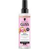 Gliss Schwarzkopf Gliss Seta Luminosa Spray Express 200ml, Leave in conditioner spray con Ceramidi e Seta, Balsamo senza risciacquo e termoprotettore per capelli fragili e spenti