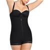 Leonisa Body Reductor Modellatore Donna - Fascia Colombiana Dimagrante Levanta Glutei, beige, M