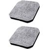 Trade-Shop - 2 filtri a carbone attivo/filtro antiodore compatibile con Tefal Quadra 700, Super Classic 1000, Universalis 800 friggitrice