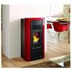 Dal Zotto Stufa a Pellet Canalizzata 9 kW Ventilata 230 m3