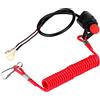 Yctze Interruttore di emergenza per motore fuoribordo, adatto per moto, tosaerba e fuoribordo, con cordino di sicurezza, F12 F5V340
