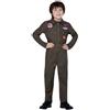 SMIFFYS Costume Top Gun bambini, Cachi, con tuta