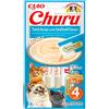 INABA CHURU CREMOSA PUREE PER GATTI con tonno al gusto di frutti di mare 4x14G