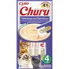 INABA CHURU CREMOSA PUREE PER GATTI con tonno al gusto di vongole 4x14G