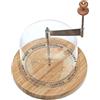 COOK CONCEPT Bistrot CMKD3160 Quesera C/TAPA Tete DE MOINE, Legno, Beige, 18.3 x 18.3 x 24.7 cm