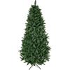 HOMCOM Albero di Natale Artificiale Pieghevole con Base Rimovibile, 724 Rami, in PVC e Acciaio, Φ90x180cm, Verde|Aosom