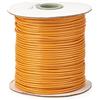 Craftdady 160 metri 0,5 mm corda intrecciata in poliestere cerato, gioielli fai da te, macramè, corda per perline con rocchetto, arancione