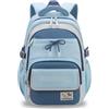 Amythe Zaino Scuola Ragazza Media e Superiore, 2025 Zaino Scuola Ragazzi Adolescenti Impermeabile per 15.6 Laptop, Zaini da Viaggio Casual Leggero e Moda, 22L-Blu