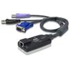 Aten USB - VGA to Cat5e/6 KVM Adapter Cable (CPU Module), with Smart Card Reader