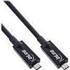 InLine Cavo USB 3.2 Gen.2 AOC - USB-C maschio-maschio - nero - 7,5 m