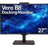 Acer B8 Vero B278UG 27 QHD Monitor PC 68,6 cm [27] 2560 x 1440 Pixel Wide Quad HD LED Nero (Vero 69cm 27'' ZeroFrame IPS 120Hz 16:9 4ms[GTG] 350nits HDMI DP out Type-C RJ45 Webcam MM Audio USB3.2x3 USB-B[2u) [UM.HB8EE.G04]