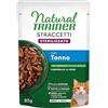 TRAINER NATURAL GATTO ADULT O STERILIZZATO STRACCETTI CON TONNO 85 G BUSTINA