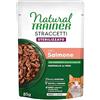 TRAINER NATURAL GATTO ADULTO STERILIZZATO STRACCETTI CON SALMONE 85 G BUSTINA