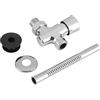 Akozon AUTO WC Rubinetto Di Caccia Tipo Pulsante Ritardo Manuale Arresto Automatiquerobinet spingitore per orinatoio rubinetto per orinatoio